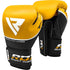 RDX T9 ACE LEATHER BOXING GLOVES(Yellow)-9